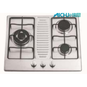 3 Burners Stainless Steel Kitchen Stoves
